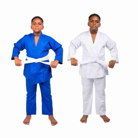 Kimono Infantil Haganah Judô Jiu Jitsu Reforçado + Faixa Menor preço em Kimono Infantil Haganah Judô Jiu Jitsu Reforçado + Faixa
