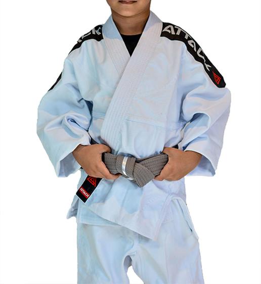Kimono Infantil Jiu-Jitsu e Judô Branco + Faixa Branca Menor preço em Kimono Infantil Jiu-Jitsu e Judô Branco + Faixa Branca