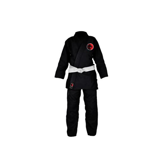 Imagem de Kimono Jiu jitsu Judo trançado Infantil Blackdragon Preto