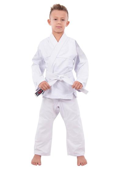 Imagem de Kimono Jiu Jitsu Naja Infantil Trançado Branco-M0