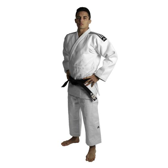 Kimono Judô Adidas Champion II Branco Com Novo Selo Eletronico Da Ijf Menor preço em Kimono Judô Adidas Champion II Branco Com Novo Selo Eletronico Da Ijf