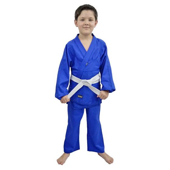 Imagem de Kimono Judo Infantil Shinai Reforçado Azul