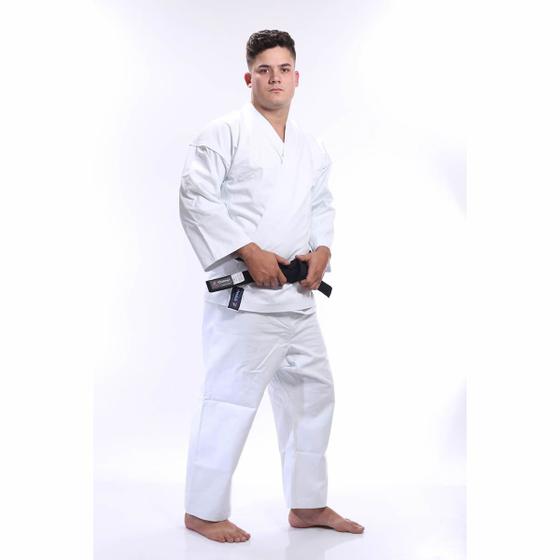 Imagem de Kimono Karate Flex - Brim Reforçado - Branco Adulto - Torah