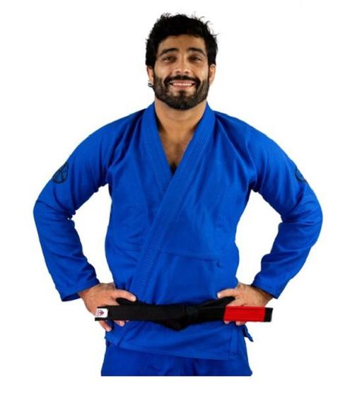 Imagem de Kimono Ultra Light 2.2 Com Calça Rip Stop Azul Jiu Jitsu Keiko