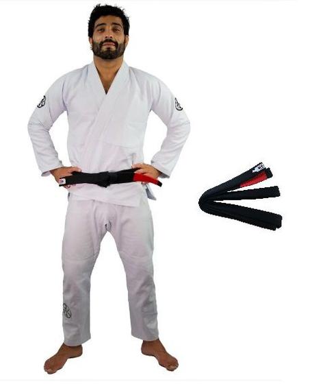 Imagem de Kimono Ultra Light 2.2 Jiu Jitsu Branco Com Faixa a Escolher  Keiko