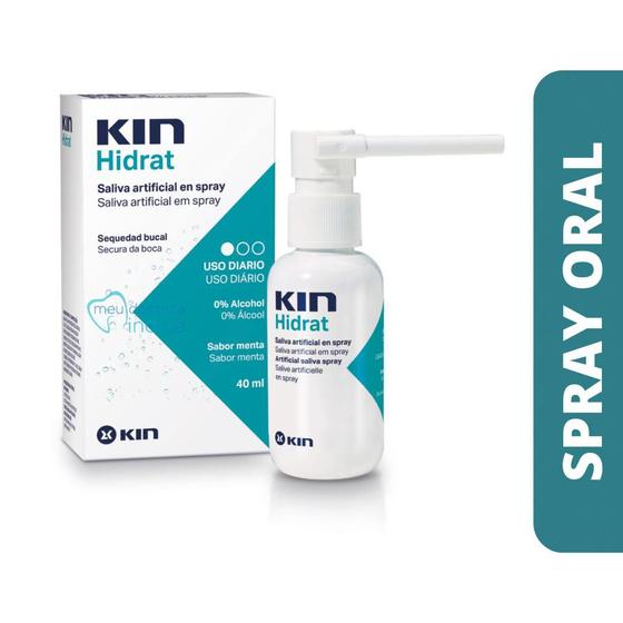 Imagem de Kin Hidrat Spray 40ml  KIN  Spray Oral p/ Boca Seca