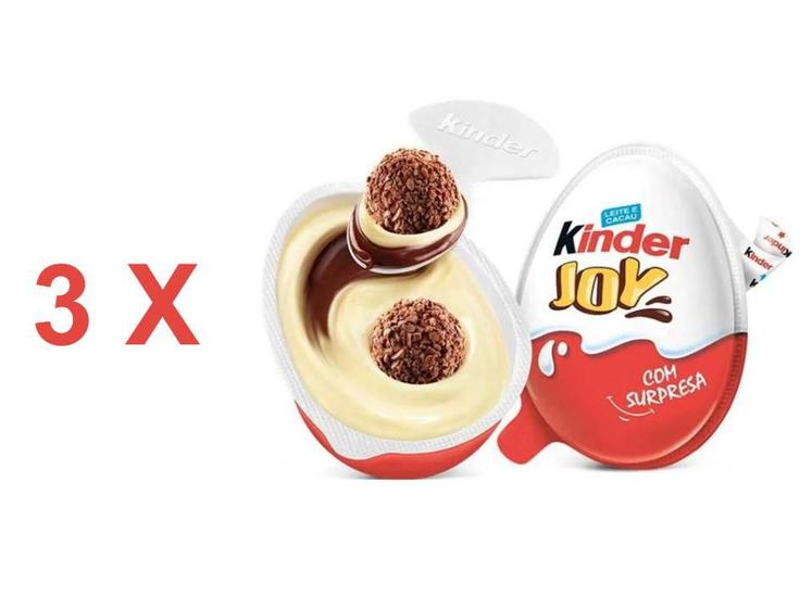 Imagem de Kinder Joy  Com Surpresa 20g - 3 unidades