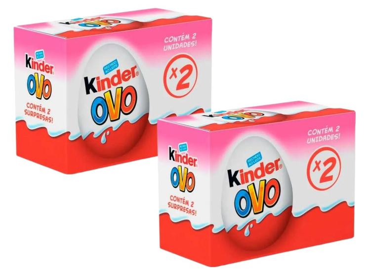 Imagem de Kinder Ovo Menina C/ 2unid 40g - 2 caixinhas