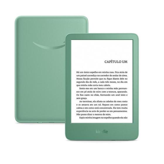 Imagem de Kindle 11ª geração 2024 6" 16GB Tela Antirreflexo Bateria De Longa Duração Verde - B0CP31QS6R