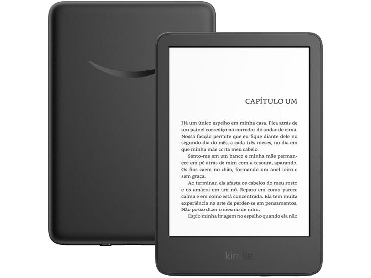 Imagem de Kindle 11ª Geração Amazon 6” 16GB 300 ppi - Wi-Fi Luz Embutida Preto