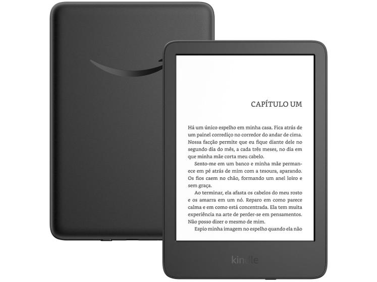 Imagem de Kindle 2024 Amazon 6" 16GB Wi-Fi Preto