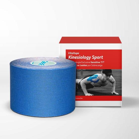 Imagem de Kinésio Vitaltape Sports Azul 5 Cm