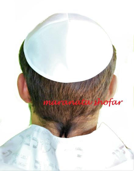Imagem de Kipa Judaico Cetim Com Forro Interno Importado De Israel