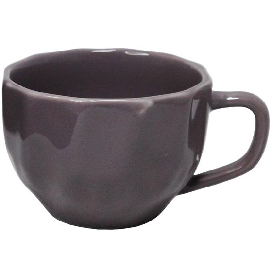 Imagem de Kir com 3 Xicara De Porcelana Prisma Para Cha Uva 200Ml - PORCELANAS HR