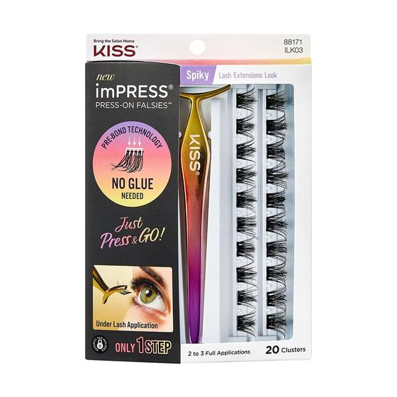 Imagem de Kiss impress cilios autocolantes kit 03 ilk03