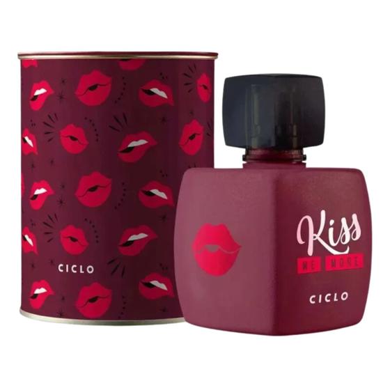 Imagem de Kiss Me More Ciclo Cosméticos com Lata Desodorante Colônia Feminino 100ml