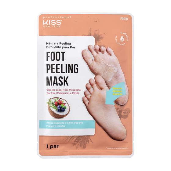 Imagem de Kiss New York Foot Peeling Mask Esfoliante Para Os Pés - Par - FP01B