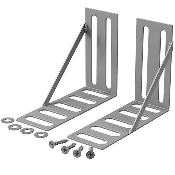Imagem de Kit 01 Par Frame Suporte Adaptador de Cabeceira Cama Box com Parafusos - Abmaza
