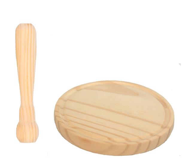 Imagem de Kit 01 Socador e 01 Base Caipirinha