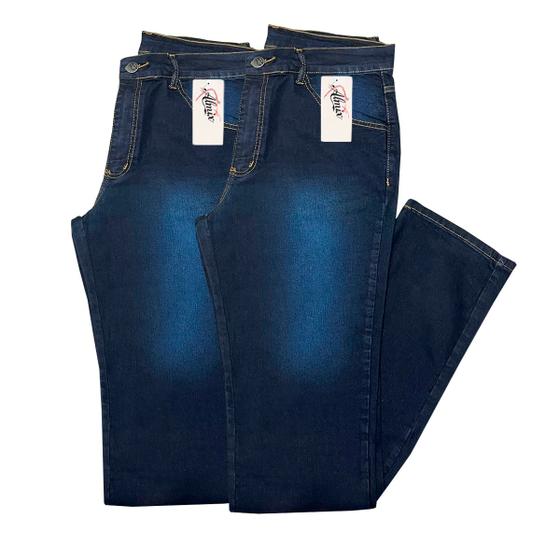 Imagem de Kit 02 Calças Jeans Masculina - Tradicional