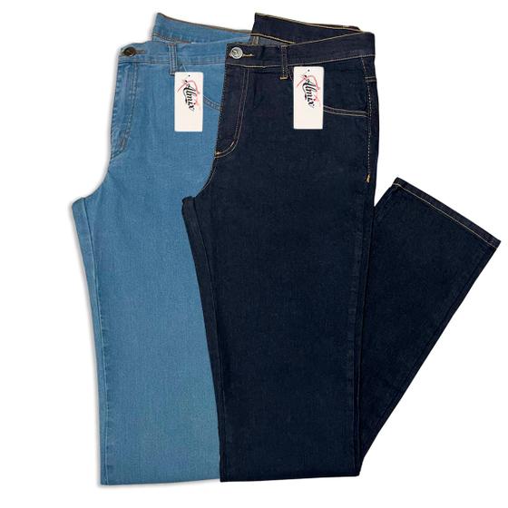 Imagem de Kit 02 Calças Jeans Masculina - Tradicional