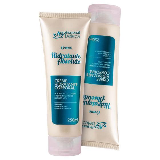 Imagem de Kit 02 Creme Hidratante Corporal Absoluto Com Colágeno 250ml