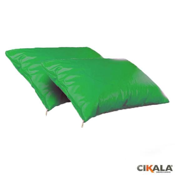Imagem de Kit 02 Fronhas Hospitalar Impermeáveis Verde Protetora