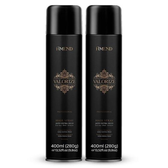 Imagem de Kit 02 Hair Fixador Ultraforte Valorize Amend 400Ml