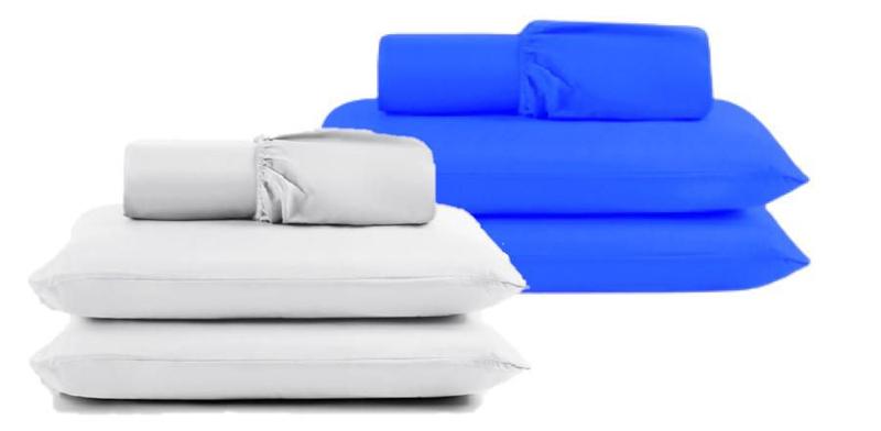 Kit 02 Jogo Lençol Cama Casal QUEEN C/Elástico POLIESTER ROUPA CAMA Revenda Menor preço em Kit 02 Jogo Lençol Cama Casal QUEEN C/Elástico POLIESTER ROUPA CAMA Revenda