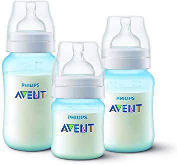 Imagem de Kit 02 Mamadeira Clássica Azul 125ml + 260ml + 330ml Philps Avent - SCD809/43