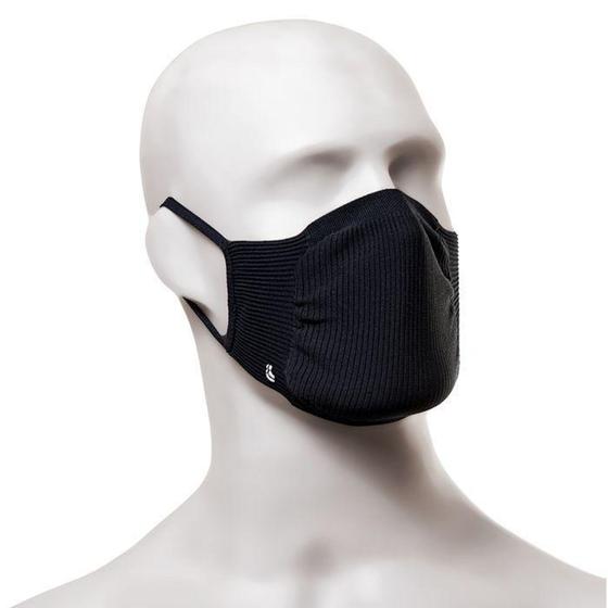 Imagem de Kit 02 Mascaras Lupo Microfibra Anti Viral Preta Bac Off Microfibra Sem Costura
