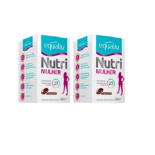 Imagem de Kit 02  Multivitamínico Nutri Mulher 60 Capsulas - Equaliv