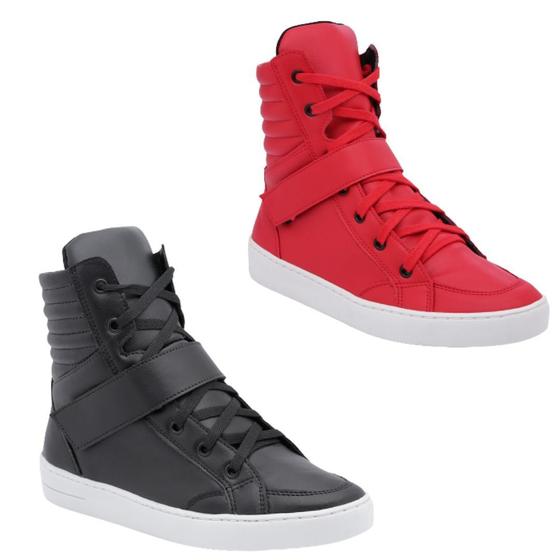 Imagem de Kit 02 pares Bota Feminina para Treino Sneaker 