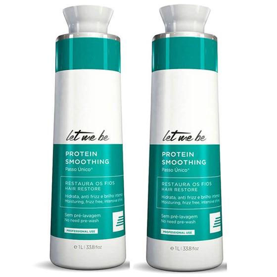 Imagem de Kit 02 Progressivas Protein Smoothing Let Me Be 1L 