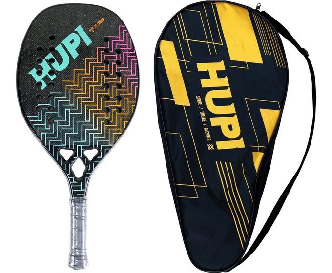 Kit 02 Raquetes Beach Tennis Hupi Onda Carbon 3k + 3 Bolas - IMP - Raquete de Beach Tennis - Magazine Luiza