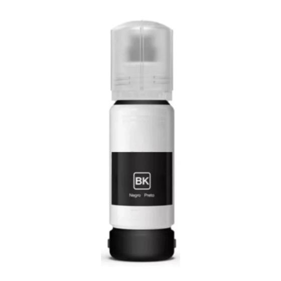 Kit 02 Refil de Tinta Preta T544 Para impressoras Epson L3110 L3150 L3210 L3250 - Kora