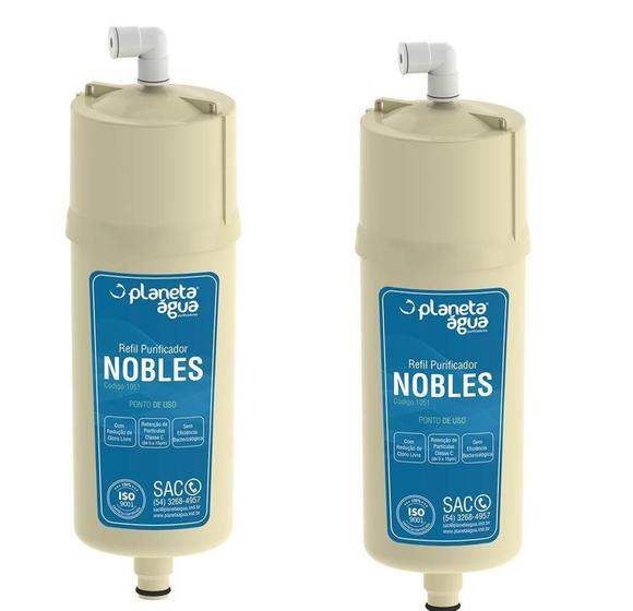 Imagem de Kit 02 Refil para Filtro Europa Noblesse Plus Noblesse Flex - Planeta Agua