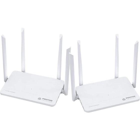 Kit 02 Smart Roteador Mesh Fast Ethernet Menor preço em Kit 02 Smart Roteador Mesh Fast Ethernet