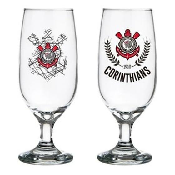 Imagem de Kit 02 Taças Floripa 300 Ml Corinthians Licenciada Oficial