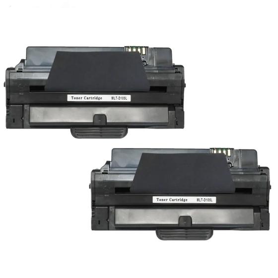 Imagem de Kit 02 Toner Compatível D105 Para Laserjet 1.5k SCX4623 SCX4623F