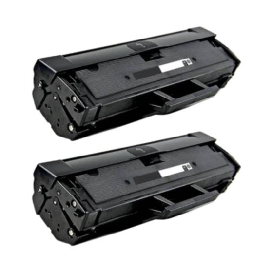 Imagem de Kit 02 toner compatível laserjet  W1105 105A 107A 107W 135A 135W com chip