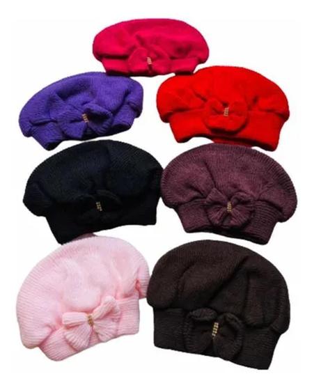 Imagem de Kit 02 Touca Gorro Lã Inverno Infantil Kid Crianças