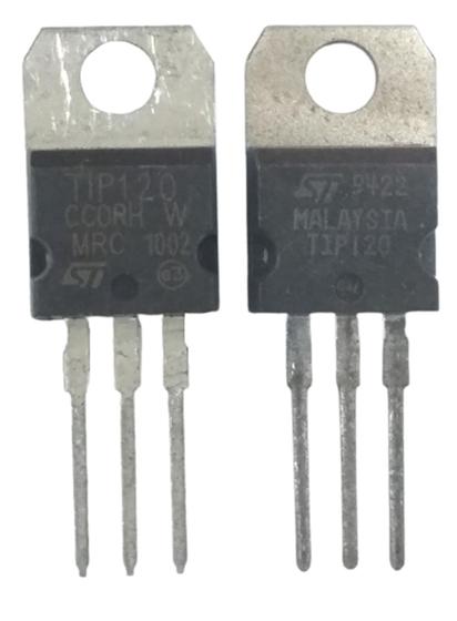 Imagem de Kit 02 transistor tip120 60v 5a - antigo original  st