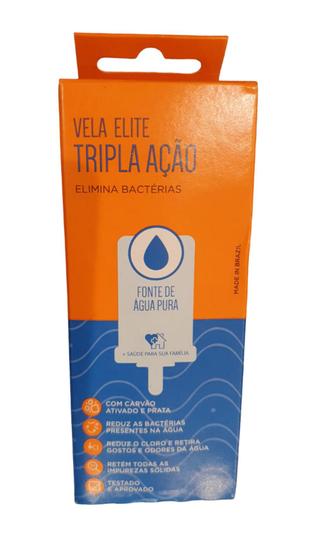 Imagem de Kit 02 Un Vela Elite Tripla Ação Para Filtros Por Gravidade