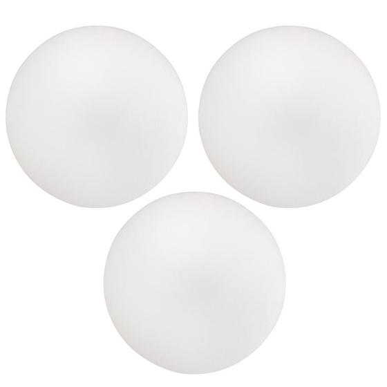 Imagem de Kit 03 Assentos Redondo Banqueta Cadeira Estofados Poltronas H02 Corano Branco 30 cm - Lyam Decor