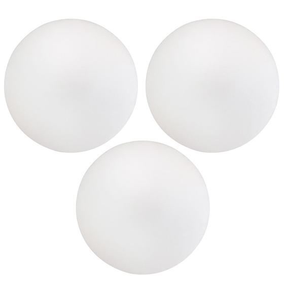 Imagem de Kit 03 Assentos Redondo Banqueta Cadeira Estofados Poltronas H02 material sintético Branco 30 cm - Lyam Decor