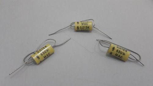 Imagem de Kit 03 Capacitor Axial Poliester  0,015uf 15nf 630v