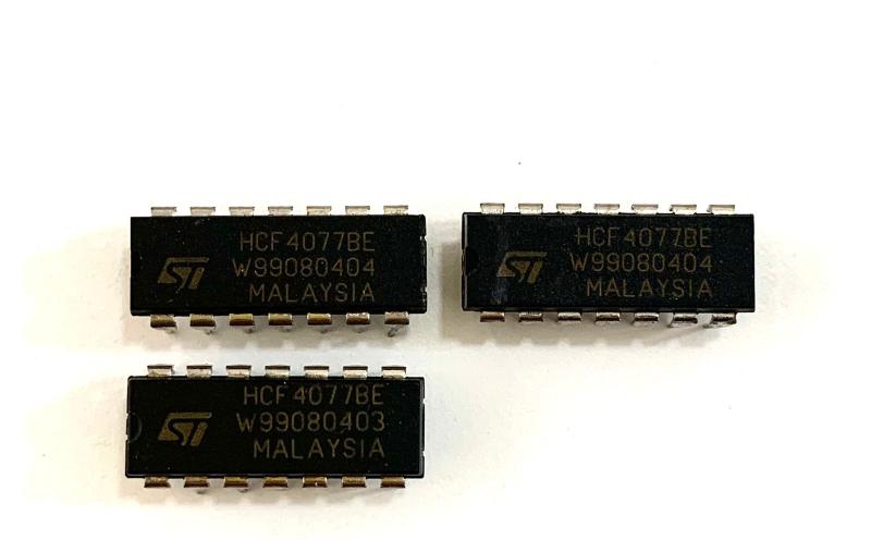 Imagem de Kit 03 Circuito Integrado HEF4077BP / HEF4077 - Original ST