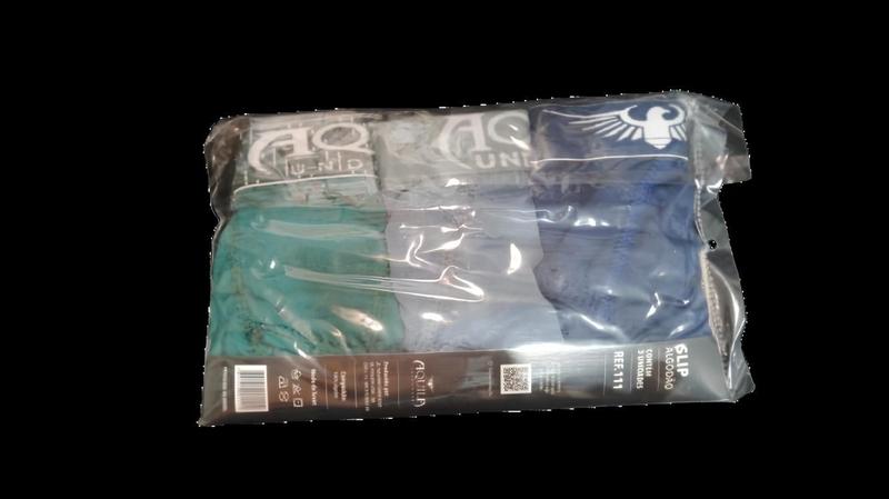 Imagem de Kit 03 Cuecas Slip Algodão Elastico Exposto Aquila Ref 111