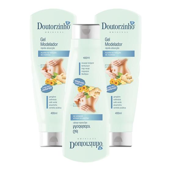 Imagem de Kit 03 Doutorzinho Firmy Total Gel Modelador Corporal 400ml